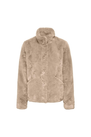 Only Onlnewvıda Faux Fur Jacket Cc Otw Bej 001
