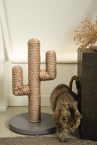 Beeztees Dbl Kedi Tırmalama, Boz Kahverengi, 35x35x60cm