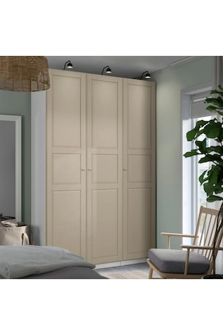 Ikea Çok Renkli Sağlam Kapaklı Gardırop 150x60x236 Cm