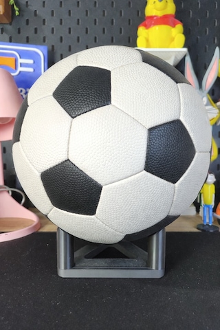 Work3d Masaüstü Top Sergileme Aparatı 5-6-7 No Basketbol - 5 No Futbol - Voleybol Topu Uyumlu