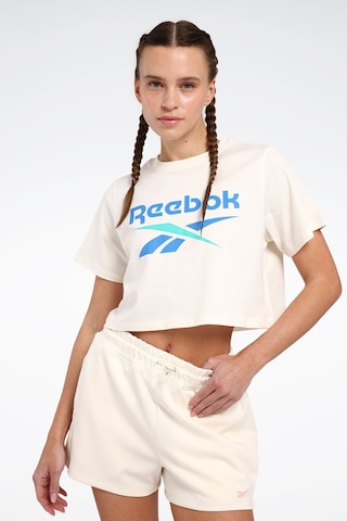 Reebok New Id Reg Crp Tee Bej Kadın Kısa Kol T-shirt Bej