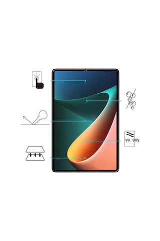 Galaxy Tab A8 10.5 Sm-x200 2021 Uyumlu Temperli Nano Cam Tablet Ekran Koruyucu Nano Screen Protector