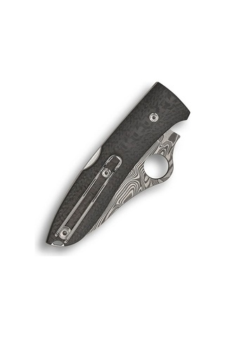 Spyderco Spyopera Cf Pln Damasteel-thor Çakı Siyah