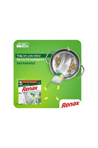 Renax Hepsi Bir Arada Bulaşık Makinesi Deterjanı 33 Tablet