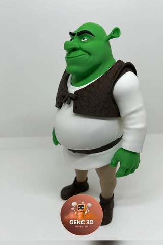 Shrek Koleksiyonluk Figür - 20 Cm Detaylı Heykel - Nostaljik Animasyon Dekoru