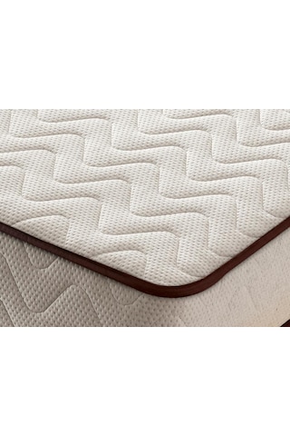 Exclusive Yatak 80x200 Tek Kişilik Visco Yatak Ekstra Lüks Yaysız Yatak 24 Cm Pamuklu Keten Doğal Kumaş