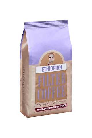 Kurukahveci Mehmet Efendi Ethiopian Filtre Kahve Öğütülmüş 250 Gr X 4 Adet Öğütülmüş