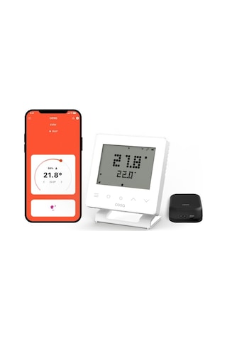 Cosa Akıllı Oda Termostatı Kablosuz Kombi Kontrolü V5 Beyaz