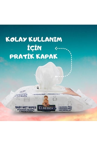 Elbebek Islak Havlu Mendil 24 X 72 Adet 1728 Yaprak