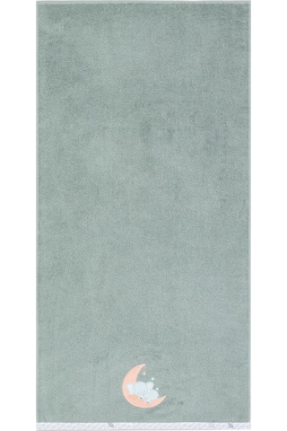 Gezenbebe Hero Nakışlı Bebek Çocuk Banyo Havlusu 70x140 Mavi