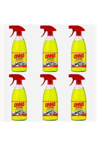 Onno Yağ Çöz - Ultra Yağ Çözücü 6 Adet X 1000 Ml 6'lı Set
