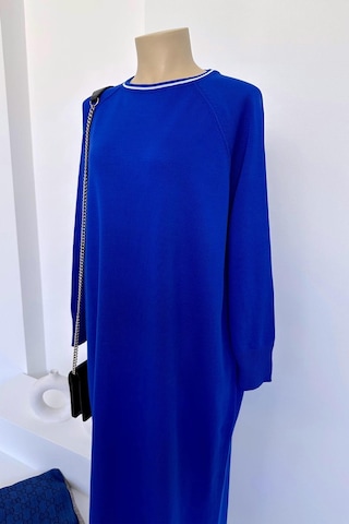 Reglan Merserize Elbise - Saks Mavi Saks