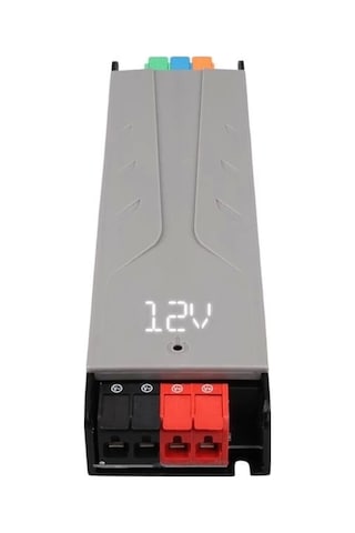 Powermaster Pm-26839 12 Volt 10 Amper 120 Watt Slim Metal Kasa Adaptör Voltaj Göstergeli 189x51x27mm