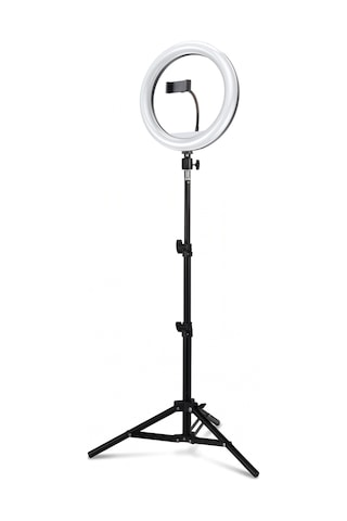 Joyplus Selfie Çubuğu Ring Light Led Işıklı Tripod Halka Youtuber Tiktok Video Makyaj Işığı Ayaklı