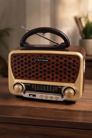 Retro Nostaljik Müzik Kutusu Solar Güneş Panelli Şarjlı Bluetooth Radyo Led Fener Aux Ve Usb/sd Mp3 Çalar Yg-1183us-bt