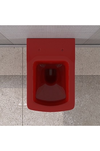 Lucco Loop 53 CM Asma Klozet Kırmızı