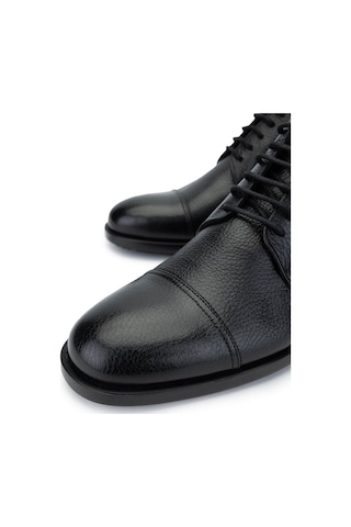 Tamer Tanca Erkek Hakiki Deri Siyah Deri Klasik Bot 01 2073 Erk Bot Sk24-25 Sıyah Dr Siyah Deri