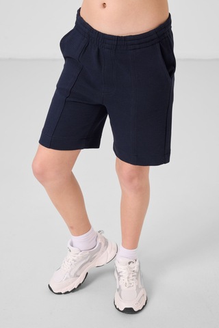 Tommylife Lacivert Pamuklu Yumuşak Dokulu Standart Fit Basic Erkek Çocuk Şort - 11289 Lacivert