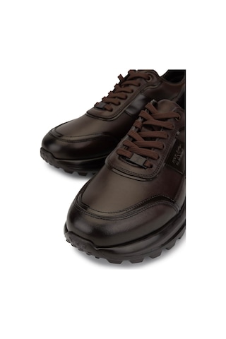 Tamer Tanca Erkek Hakiki Deri Kahverengi Sneakers & Spor Ayakkabı 298 3160-30219 Erk Ayk Sk25-26 Kahve Sılver Kahverengi