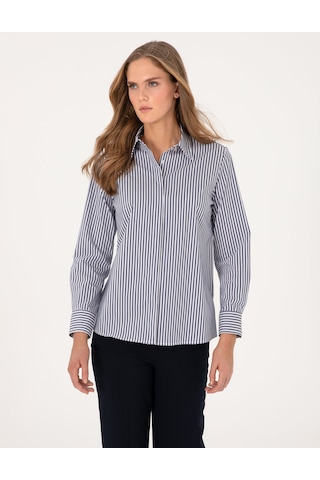 Pierre Cardin Kadın Mavi Gömlek Desenli 50314122-vr036 Mavi