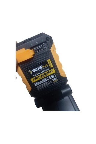 Sgs 5061b Katlanabilir Led Fener 20v 500 Lumen Solo Sarı