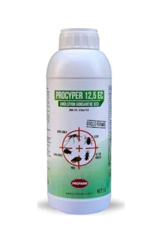 Profarm Procyper 12.5 Ec 1 Lt Genel Haşere Ilacı ( Bit,Pire,Kene,Kalöriferler Böceği,Sivrisinek,Kar