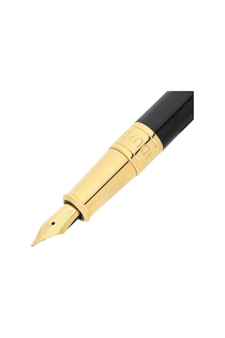 S.t. Dupont Initial Golden Dolma Kalem 270202 Siyah