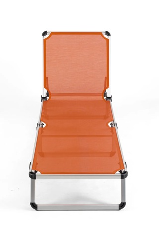 Missidea Alüminyum Katlanır Ve Taşınır Şezlong Orange Turuncu