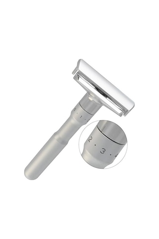 Sones Erkekler Vintage Ayarlanabilir Keskinlik Çift Taraflı Bıçak Tutucu Manuel Jilet