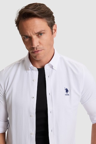 U.S. Polo Assn. U.s. Polo Assn. Erkek Basic Gömlek Pu-8957 Beyaz