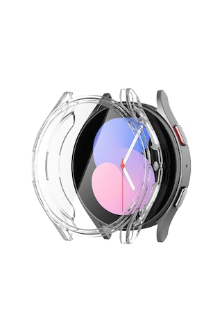 Microsonic Samsung Galaxy Uyumlu Watch 6 Classic 47mm Kılıf 360 Full Round Soft Silicone