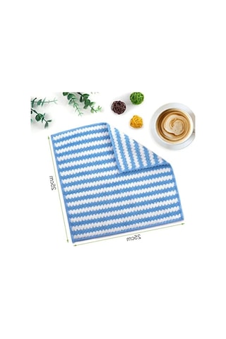 6 Adet Süper Emici Mikrofiber Temizlik Bezi - 25x25 Cm Açık Bej