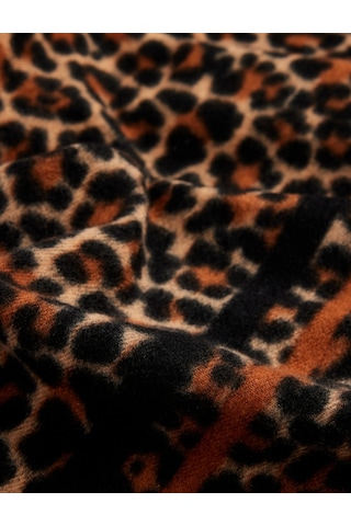 Koton Leopar Desenli Uzun Atkı Multıcolor 6wak50134aa Mavi