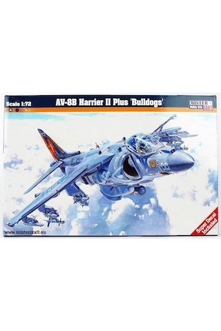 Mistercraft D053 1/72 Av-8b Harrier Iı Plus Bulldogs Savaş Uçağı Plastik Model Kiti-51320