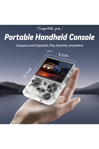 Rg35xx Retro Tv Uyumlu El Oyun Konsolu Game Boy Nintendo Playstation Arcade