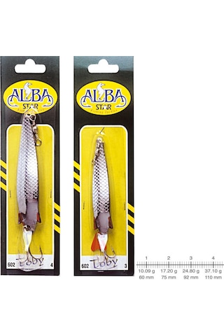 Albastar 602 Toby Dkp Olta Kaşığı Standart No:2 Albastar 602 Toby Dkp Olta Kaşığı Standart No:2