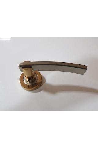 Çelik Kapı Kolu Rozetli Eray Albrifin Saten Sağ