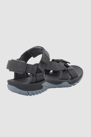 Jack Wolfskin Lakewood Ride Erkek Outdoor Sandalet Ebony Çok Renkli