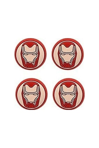 Cafele PS4 - PS5 - Xbox One X/S - Series X - Series S Analog Koruyucu Silikon Pad Iron Man 2