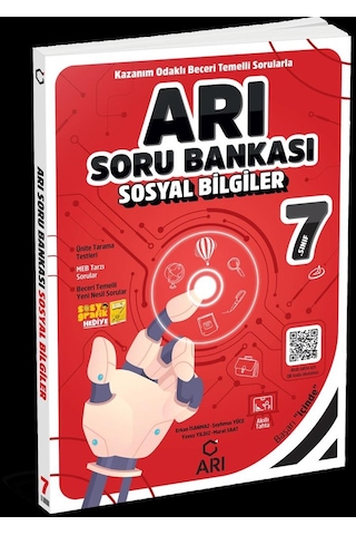 Arı Yayınları 5. Sınıf Sosyal Bilgiler Soru Bankası 2024
