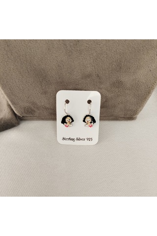 933 Ayar Gümüş Çocuk Küpesi Zarif Ve Güvenli Tasarım Model 10 Gümüş