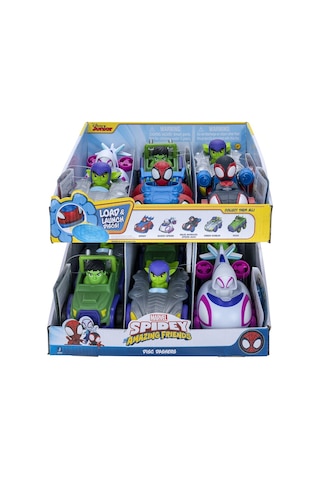 Spidey Disk Fırlatan Araba - SNF0007 PDY01000