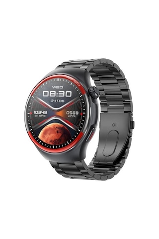 Erkek Kol Saati Amoled Ekran 3 Kordonlu Akıllı Saat Smart Watch