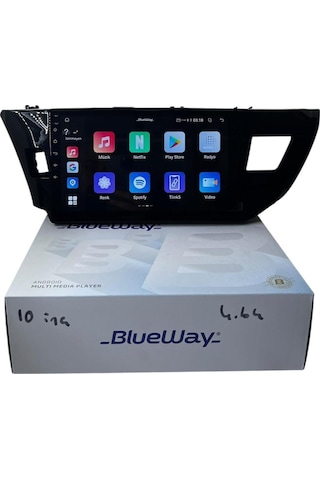 Toyota Corolla 2013-2015 Blueway 4-64 Profesyonel Oem Multimedia 10"