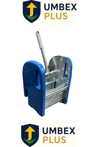 Umbex Çift Kovalı Paspas Krom Çelik Presli Temizlik Arabası Temizlik Seti Islak Mop Setli Mop Setlı