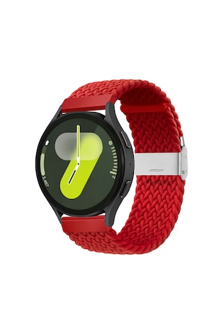 Samsung Galaxy Watch 4 5 6 7 Fe 40 44mm Classic 42 43 46 47mm Uyumlu 20mm Metal Klips Örgü Kordon