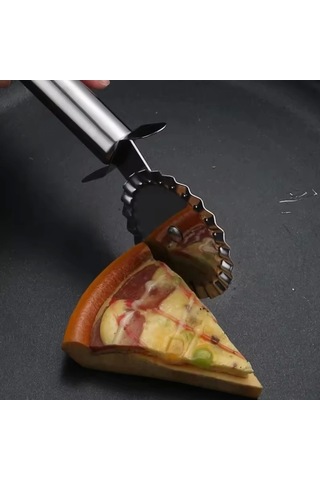 Mybru Paslanmaz Çelik Pizza Ve Hamur Kesici