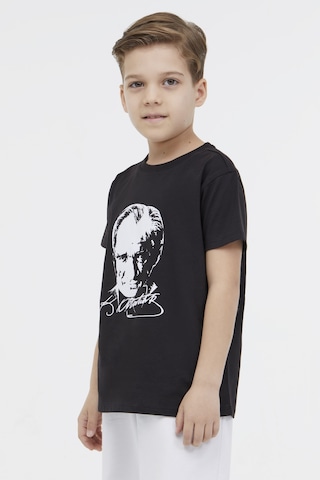 Lumberjack Ul 11ata01 4fx Siyah Unisex Çocuk Kısa Kol T-shirt 000000000101924309 Siyah