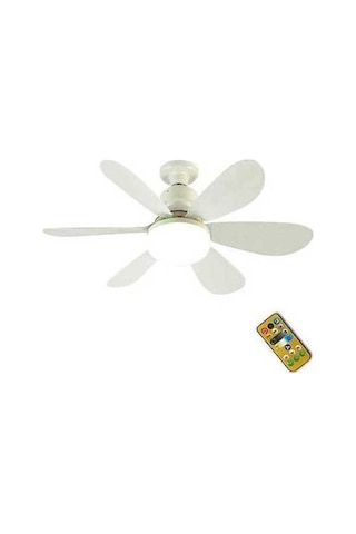 Besthome1 Vkemall Uzaktan Kumandalı Tavan Mini Vantilatör Lambası Ev A Zo Beyaz Beyaz