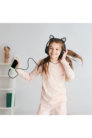 Polosmart Fs113 Kablolu Mikrofonlu Stereo Kulak Üstü Kulaklık Siyah